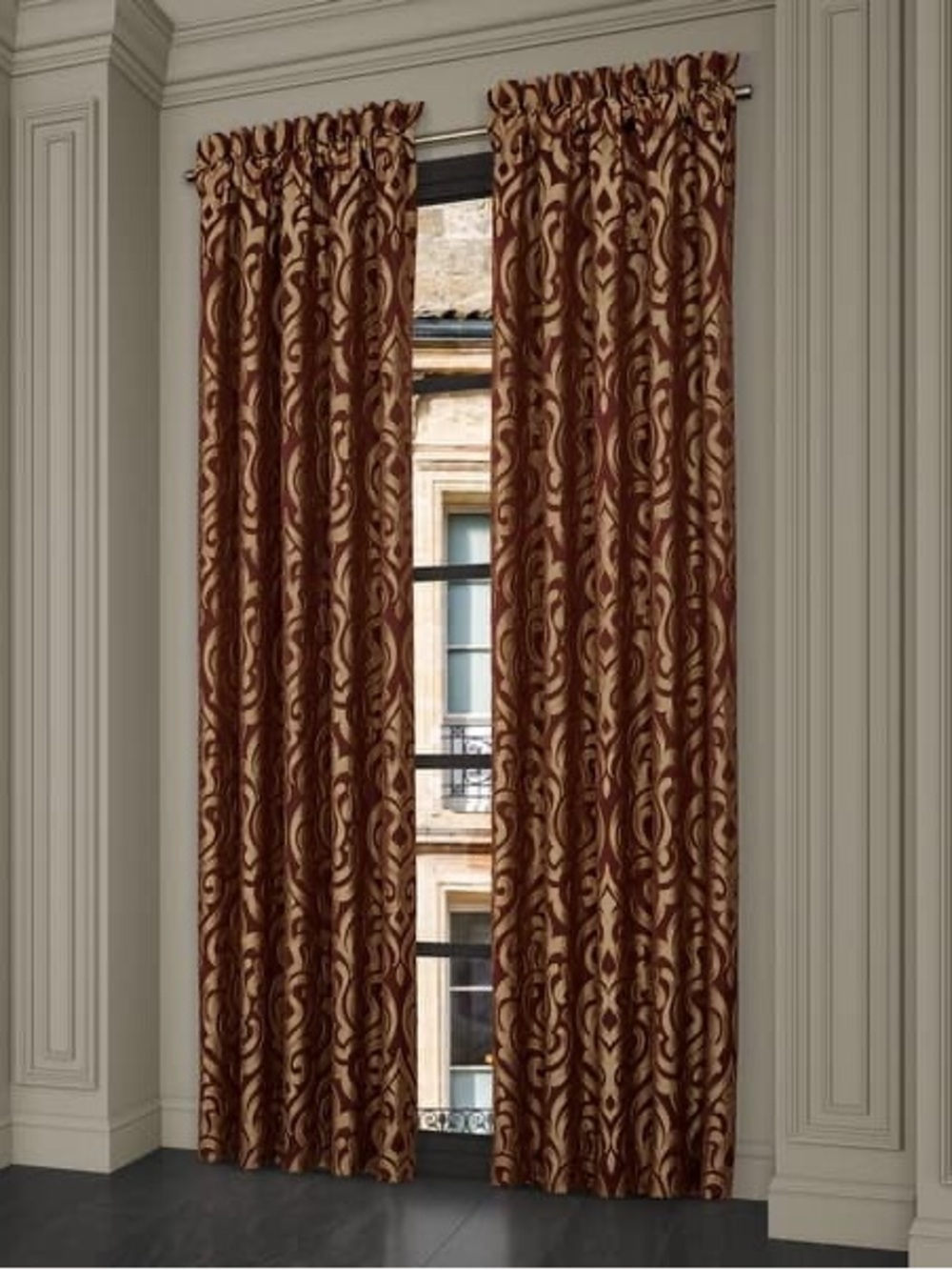 J. Queen New York Renzo Window Panel Pair sz 50”x84” NEW